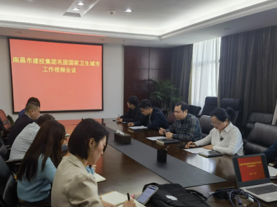 市大发国际集团巩固国家卫生城市工作视频会议召开